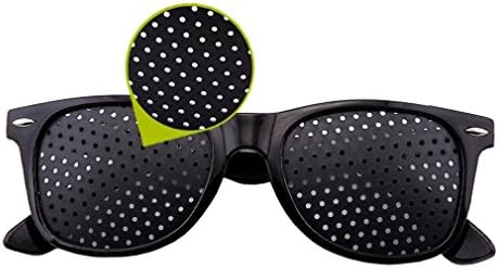 SHOLIND Vision Correction And Improvement Glasses,Eyesight Protection Eyewear Prevention Of Near Eyesight Astigmatism Amblyopia With Small Holes 2-Pack