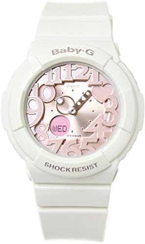 カシオ ベビーG ネオンダイアルシリーズ 並行輸入品 Baby-G CASIO 海外モデル レディース 腕時計 BGA-131-7B2DR ホワイト×ピン.