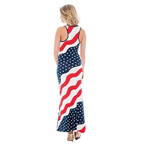 patriotic maxi dress