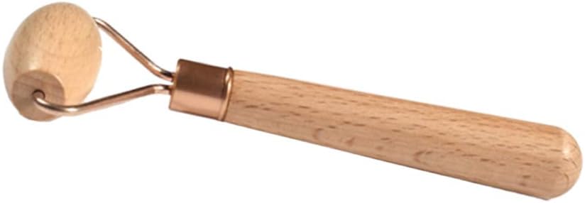 Exceart Wooden Roller Face Massage Roller Body Eyes Neck Massager Tool for Face Anti Aging Anti Wrinkle, As Shown, 12.6*5.8cm - Image 4