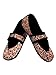 Nufoot Betsy Lou Women's Slippers, Foldable, Flexible Flats, Slipper Socks, Travel Slippers, Exercise Shoe, Dance Shoe, Yoga Socks, House Shoes, Indoor Shoes, Poppies, Large