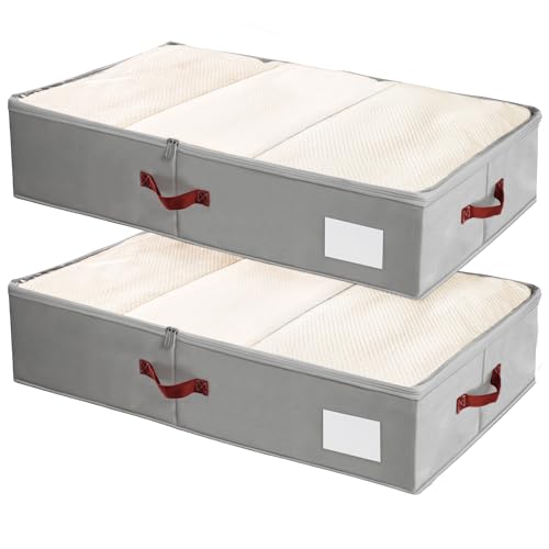 Under Bed Storage Bins with Clear Lids