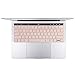 Mosiso Keyboard Cover for Touch Bar Models Newest Version MacBook Pro 13 A1706 & MacBook Pro 15 A1707 (2017 & 2016) with Touch ID, Rose Quartz