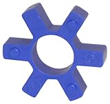 Lovejoy 10626 Size L-AL 075 Open Center Type Jaw Coupling Elastomer, Urethane, 3/4" Open Center, 1.75" OD, 0.44" Length, 135 in-lbs Nominal Torque