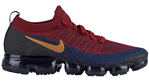 Nike Men's Air Vapormax Flyknit 2, Team RED/Wheat-Obsidian-Black, 11 M US