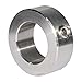 KZNANZN 5/8 Inch Bore Shaft Collar Stainless Steel Silvery Out Diameter 1.125 inches for DIY 4Pcs