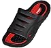 Cinco Men's Rubber Sandal Slipper Comfortable Shower Beach Shoe Slip On Flip Flop, Red 11
