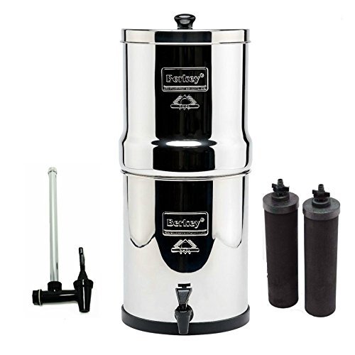 Berkey Water Filter System with 2 Black Berkey Elements and Berkey SG-7.5 Glass Water Level Spigot - Thumbnail 6