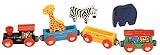 Wooden Animal Train Set 7 Piece