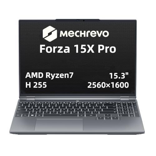 MECHREVO Ordinateur Portable Forza 15X Pro Ultrabook, AMD Ryzen 7 H255, Radeon 780M 12CU, 16Go DDR5…