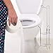 Toilet Paper Holder - Strongest Heaviest Duty Bathroom Tissue Paper Roll Storage Holder and Dispenser Stand Free - Stores up to 3 Rolls of Toilet Tissue paper Organization Storage