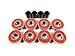 83mm Longboard Flywheels Wheels + ABEC 7 Bearings Spacers (Green)