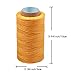 MIUSIE Colorful 284Yards Leather Sewing Waxed Thread-Practical Long Stitching Thread  for Leather Craft DIY/Bookbinding/ Shoe Repairing/Leather Projects