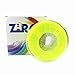 ZIRO 3D Printer Filament ABS 1.75 1KG(2.2lbs), Dimensional Accuracy +/- 0.05mm, Fluo-yellow