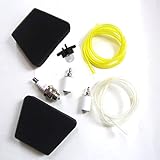Air Filter & Primer Bulb & Spark Plug & Fuel Filter & Fuel Line Hose Tube For Poulan Pro 260 2150 2375 1950 1975 2075 2025 1900 Craftsman 358.350460 358.360280 358.791050 Chainsaw