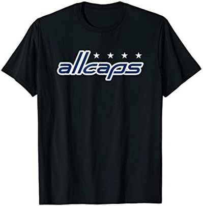 4 stars for ALLCAPS T Shirt for Washington hockey playoffs