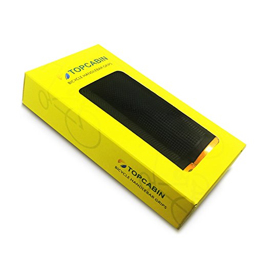 image for TOPCABIN Bicycle Grips,Double Lock on Locking Bicycle Handlebar Grips 