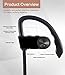 UCero BH-02 Bluetooth 4.1+EDR Headphones Wireless CSR8635 Waterproof IPX5 Earhook with Mic and APT-X Secure,Fit for Running,Cycling,Hiking for iPhone 7,7Plus,Samsung S6 and Other Devices