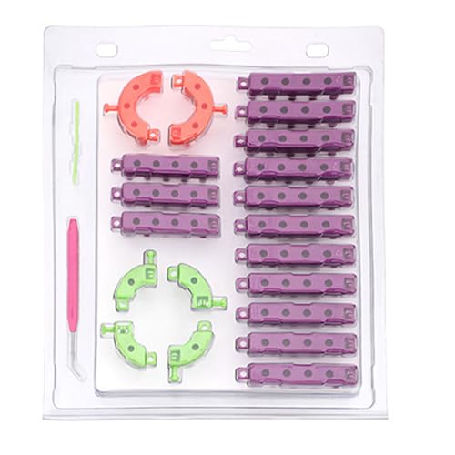 GANYKQ Kids Knitting Machine Round with Crochet Hooks for Scarf Socks Blanket Craft Yarn Weaving Colorful Children's Knitting Set