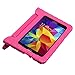 NEWSTYLE Samsung Galaxy Tab 4 7.0 Shockproof Light Weight Kids Case Super Protection Cover Handle Stand for Children for Galaxy Tab 4 7-inch SM-T230 SM-T231 SM-T235 - Rose (Not Fit Other Models)