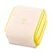 Vlando Small Travel Jewelry Box Organizer - Faux Leather Storage Case for Rings Earrings Necklace - Best Gifts Choice for Girls Women (Yellow)
