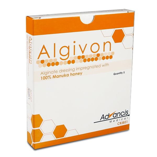 PhytoTreat Algivon Manuka Alginate Bandage - 5 x 5cm - 5 pcs