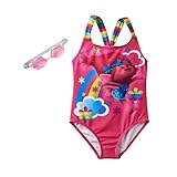 DreamWorks Trolls Poppy Racerback One-Piece Swimsuit Girls
