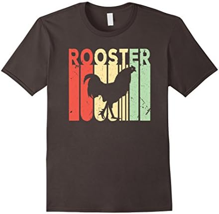Mens Rooster Vintage T Shirt XL Asphalt