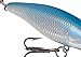 Dynamic Lures Trout Fishing Lure | Multiple BB Chamber Inside | (2) - Size 10 Treble Hooks | For Bass, Trout, Walleye, Carp | Count 1 | (Silver/Blue, HD Trout 2.25 Inch)