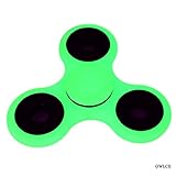 Hand Spinner EDC Focus Fidget Toy Fidget Spinner Glow in The Dark Fluorescent by OWLCE with Hybrid Ceramic Bearing Ultra Durable(Luminous)