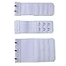 Senkary 8 Pcs Bra Extender 2 Hooks/ 3 Hooks Elastic Stretchy Bra Extension Strap, 3 Rows, 4 Colors