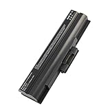 Futurebatt 6 Cell 5200mAh Laptop Battery for Sony Vaio VGN - AW SR FW Series VGP-BPS13 VGP-BPS13A/B VGP-BPL13 VGP-BPS21 VGP-BPL21 VGP-BPS21A VGP-BPS21B VGP-BPS13/Q