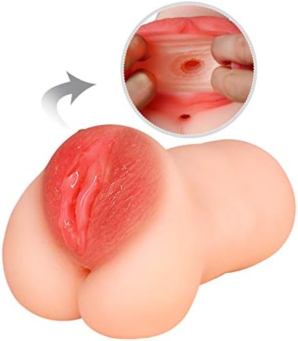 Jeanette Brown Double Holes Mouth&Vigina Premium for Women,100% Medical Grade Silicone,Warm Mugs -Trainer Sleeves Real p*ussy Deluxe Toy for Men T-Shirt