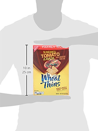 Wheat Thins Crackers, Whole Grain, Sundried Tomato And Basil, 15 ounces