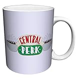 Friends Central Perk West Coffee Shop Logo TV Television Show Ceramic Gift Coffee (Tea, Cocoa) 11 Oz. Mug