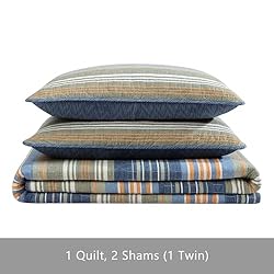 Eddie Bauer - King Quilt Set, Reversible Cotton
