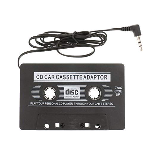 Sharplace 3.5mm Auto Audio Trasmettitori Adattatore A Cassetta Aux Per Telefono MP3 Nero