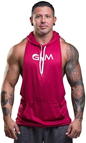 Men's Bodybuilding Sleeveless Hoodie Gym Athletic Workout Muscle Fitness Tank Tops