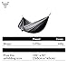 Forbidden Road Camping Hammock 400lbs Capacity Portable Hammock for Outside, Backyard, Travel, Backpacking, Beach