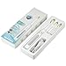 Electric Toothbrush Rechargeable Sonic Toothbrush 4 Hours Charge Minimum 30 Days Use with 3 Replacement Heads 5 Optional Modes Achieve Whiter Healthier Teeth Water Proof white by Deripus