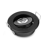 JOYINLED Pack of 10 Mini 3W LED Spot Light Black