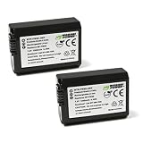 Wasabi Power NP-FW50 Battery (2-Pack) for Sony Alpha a5100, a6000, a6300, a6400, a6500, Alpha a7, a7 II, a7R, a7R II, a7S, a7S II, Cyber-Shot DSC-RX10 II, RX10 III, RX10 IV and More
