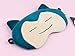 Pokemon Snorlax Sleeping Eye Mask/Pikachu Face Sleep Mask/Comfortable & Soft Eye Cover Sleep (Snorlax)