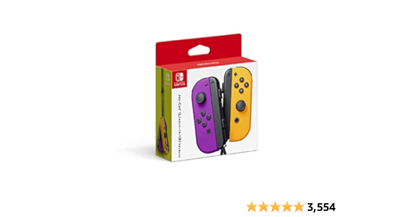 Amazon Com Nintendo Neon Purple Neon Orange Joy Con L R Switch Japan Import