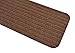 Stair Treads Collection Set of 13 Indoor Skid Slip Resistant Carpet Stair Tread Treads (8 inch x 30 inch) (Brown, Set of 13)