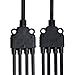 Renogy MC4 Y Branch Connectors Solar Connectors Extra Long Cable MFFFF + FMMMM Pair