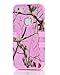 Tech Express (Tm) Pink Grass Tree Camo Camouflage Flexible TPU 2 Piece Snap On Real Design Cover Case for Apple Iphone 5 / 5s