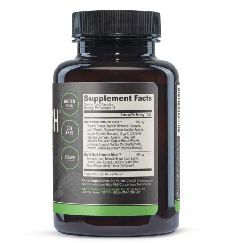 ONNIT Shroom Tech Immune: Daily Immune Support Supplement with Chaga Mushroom (30ct)