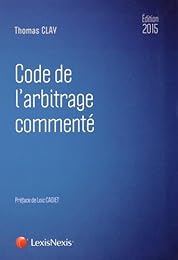 Code de l'arbitrage commenté, 2015