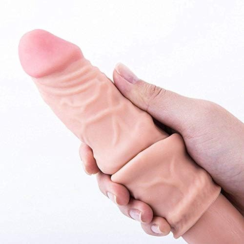 LQmoney Sheath Extender Enlarger Reusable Condoms Male Sleeve Girth